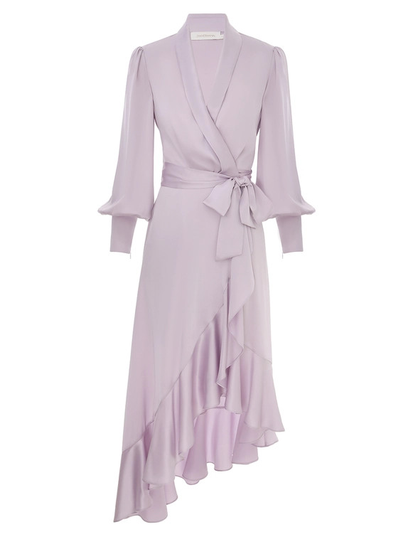 Silk Wrap Midi Dress | ZIMMERMANN (US, CA, EU, MENA)
