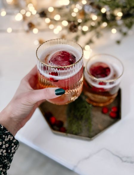 Ice Ornaments! Holiday Cocktails. NYE Cocktail 

#LTKHoliday #LTKhome #LTKSeasonal