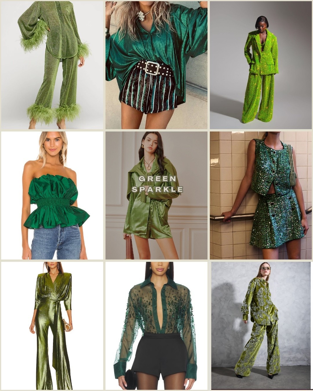 Green sparkle outfit 

#LTKootd #LTKSeasonal #LTKPetite