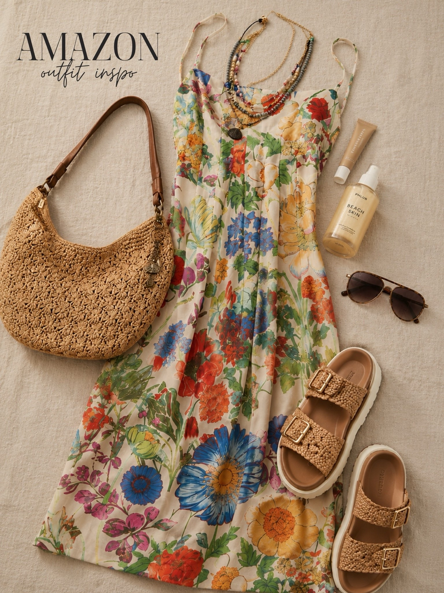 Boho babe outfit inspo from Amazon 🌺 the prettiest FP inspired dress for much less.

#LTKootd #LTKTravel #LTKgrwm