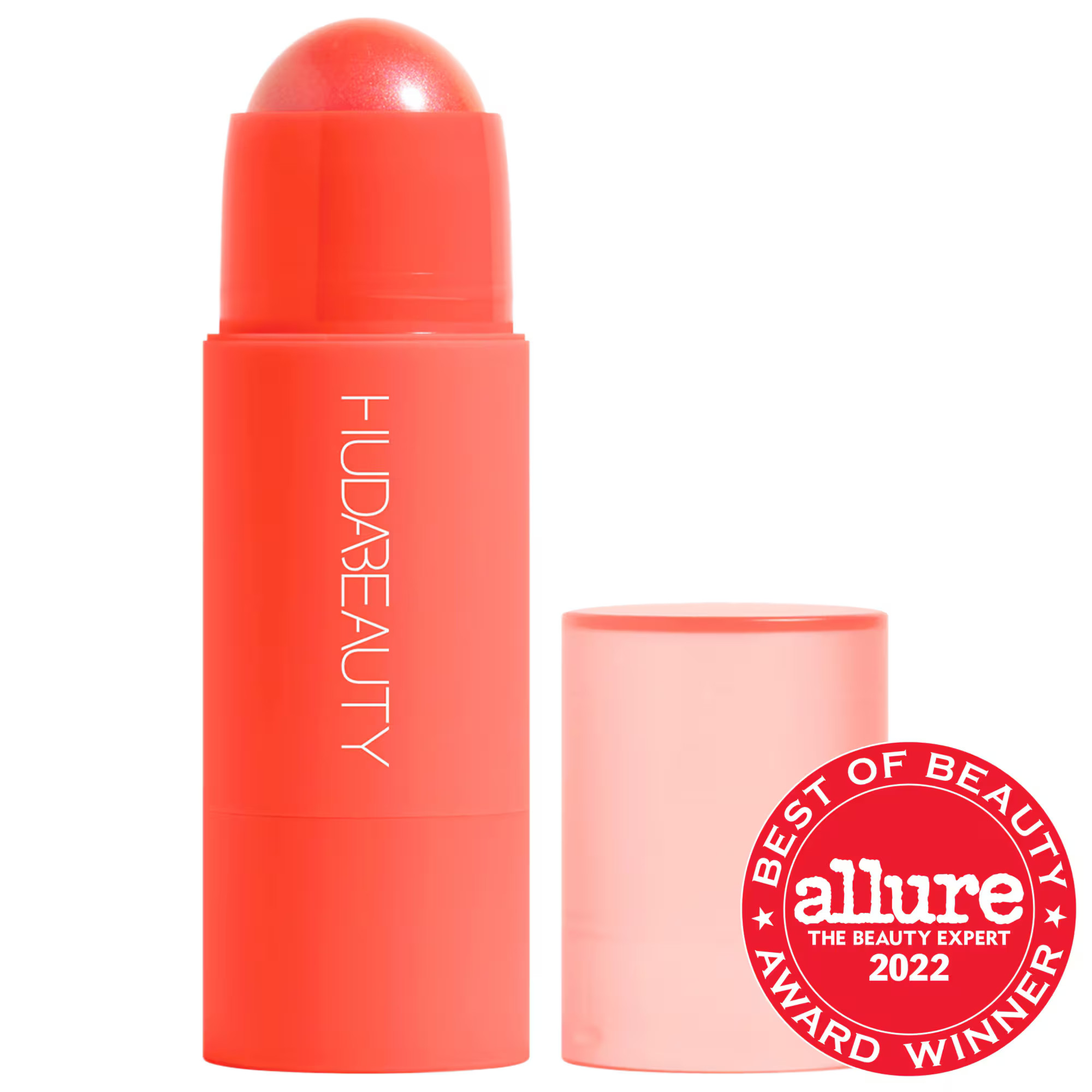 HUDA BEAUTY Cheeky Tint Cream Blush Stick Coral Cutie 0.17 oz/ 5g | Sephora (US)