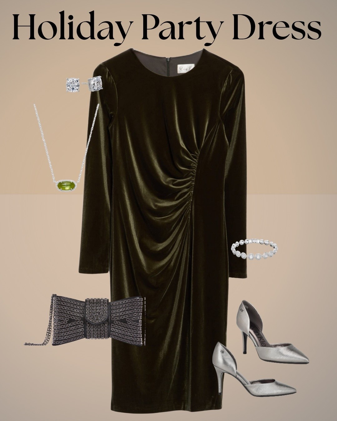 The easiest holiday outfit formula: a velvet dress, metallic heels, and sparkly accessories. Elegant without trying too hard and perfect for any festive event.

#LTKHoliday #LTKStyle #LTKUnder100 #LTKFinds #LTKPartyOutfit #LTKSeasonal #LTKOutfitInspo

#LTKStyleTip #LTKHoliday