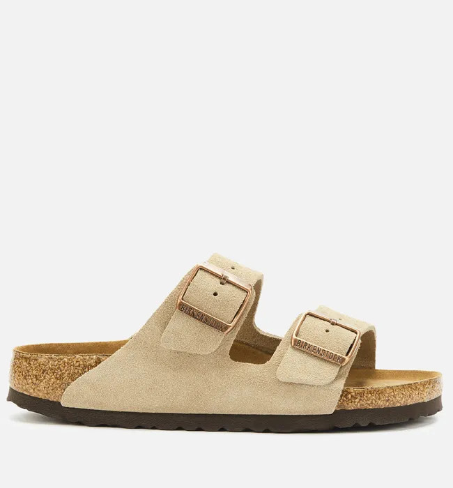Birkenstock Women's Arizona Slim-Fit Suede Sandals | Coggles (Global)
