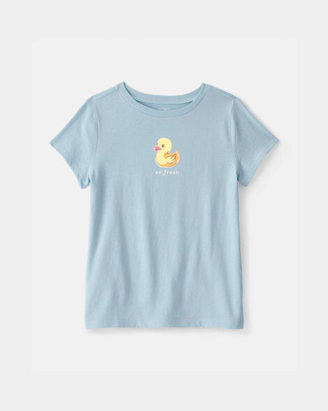 Girls Duck Graphic Tee - Blue | Carter's Inc