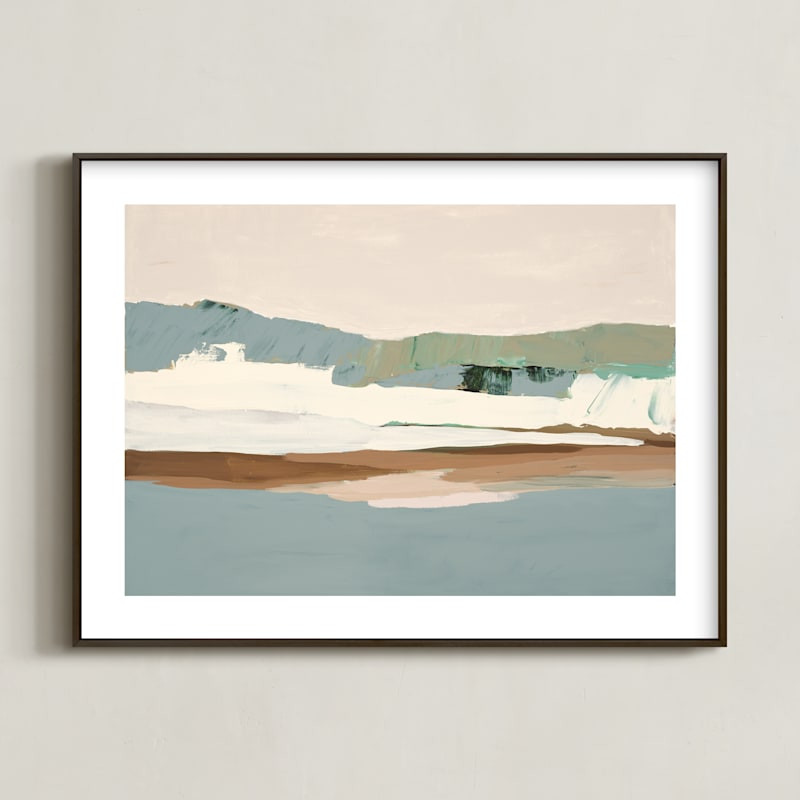 Slate Gray Seascape | Minted