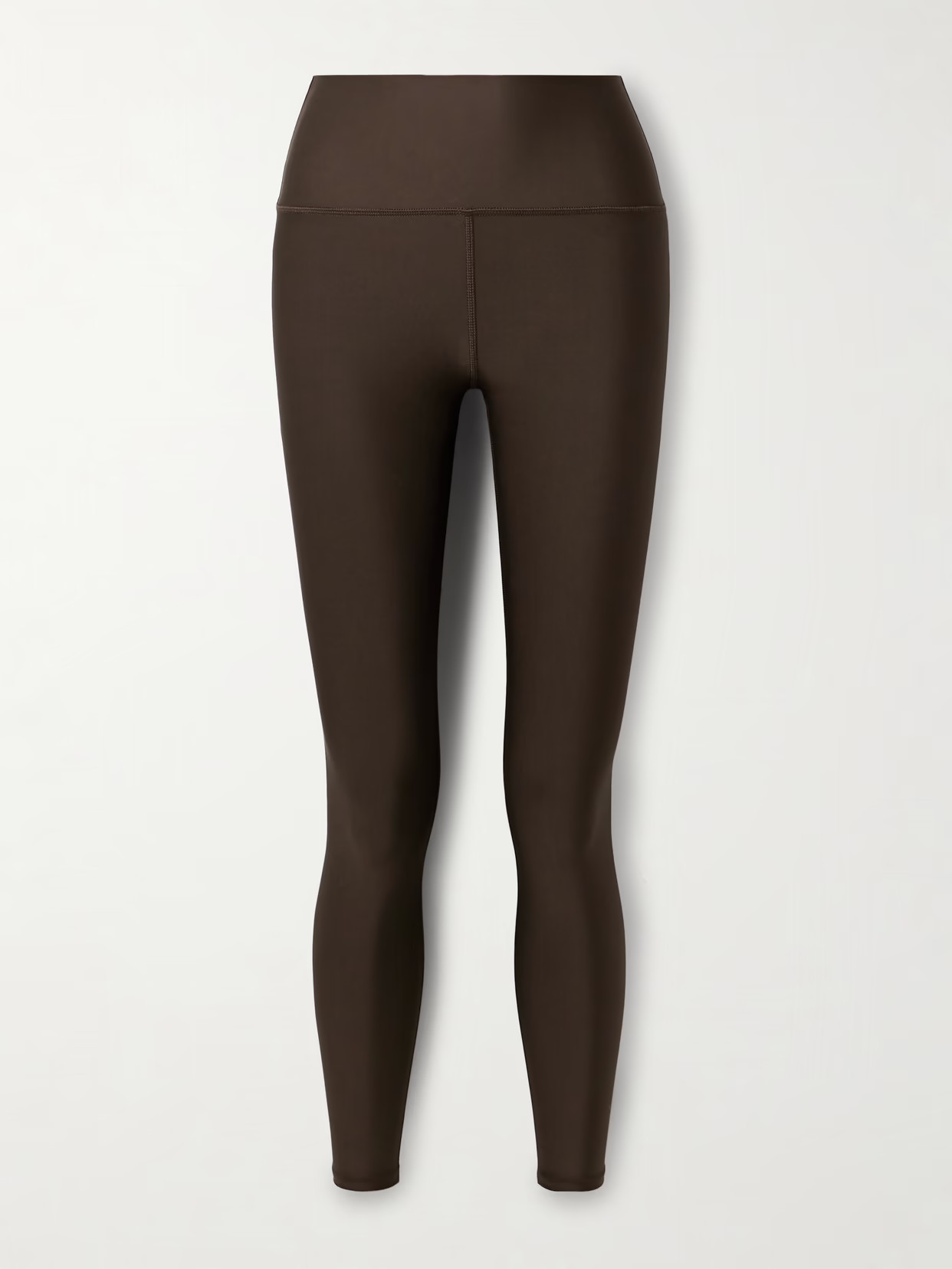 Alo Yoga - Cropped Airlift Leggings - Brown | NET-A-PORTER (UK & EU)