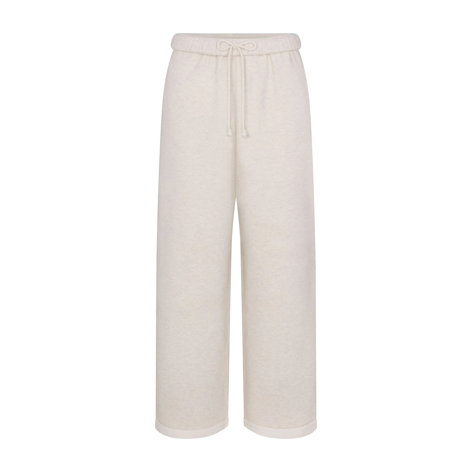 COTTON FLEECE CLASSIC STRAIGHT LEG PANT | HEATHER OATMEAL | SKIMS (US)