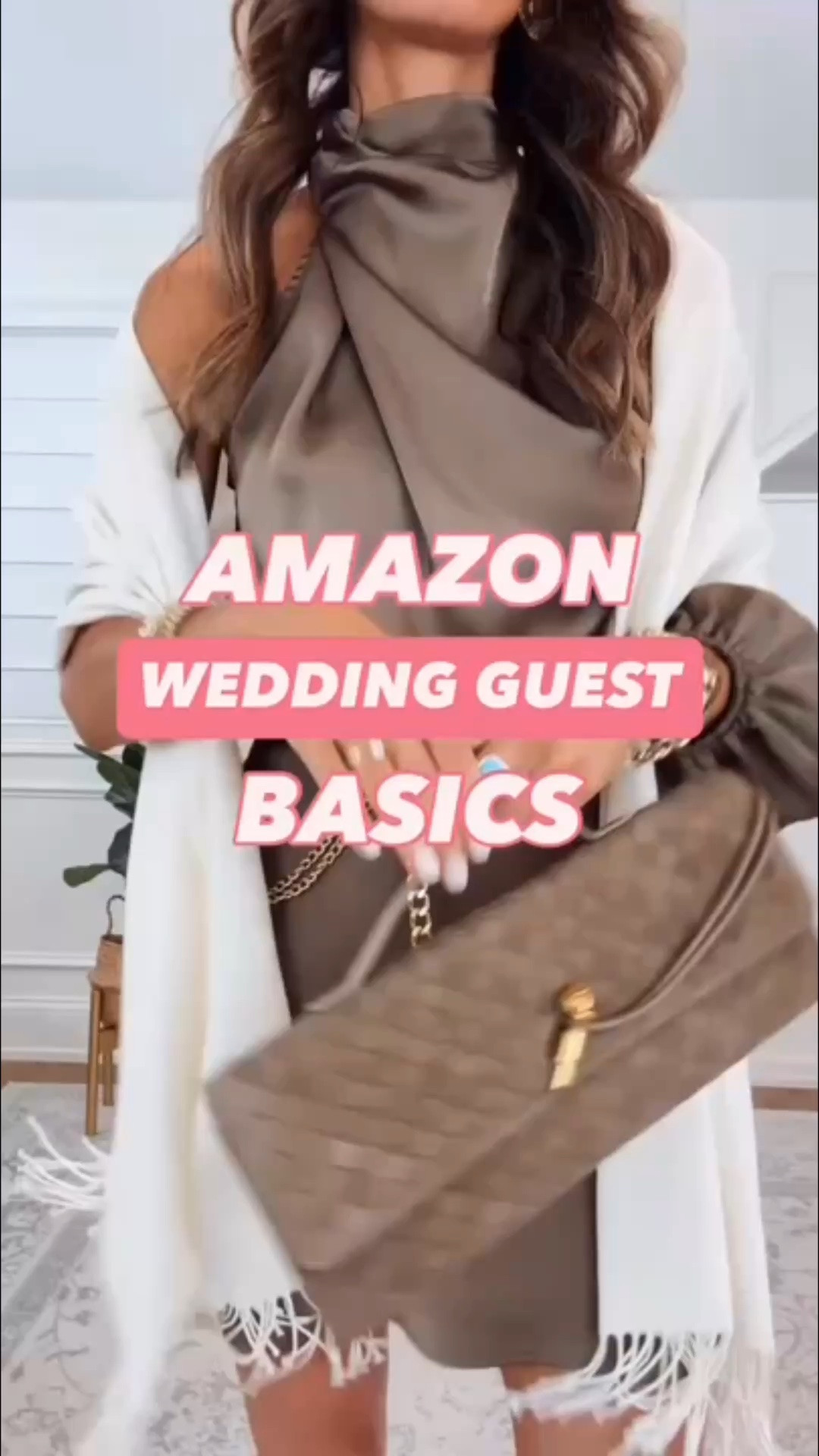 Wedding Guest Outfit Basics | Brown dress | chocolate dress | wedding guest dresses | event dress | Amazon dress | Amazon dresses | Amazon wedding guest dresses

#LTKootd #LTKgrwm #LTKWedding