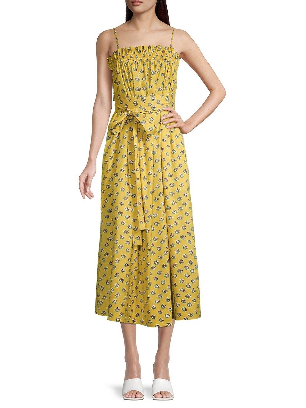 Floral Midi-Dress | Saks Fifth Avenue