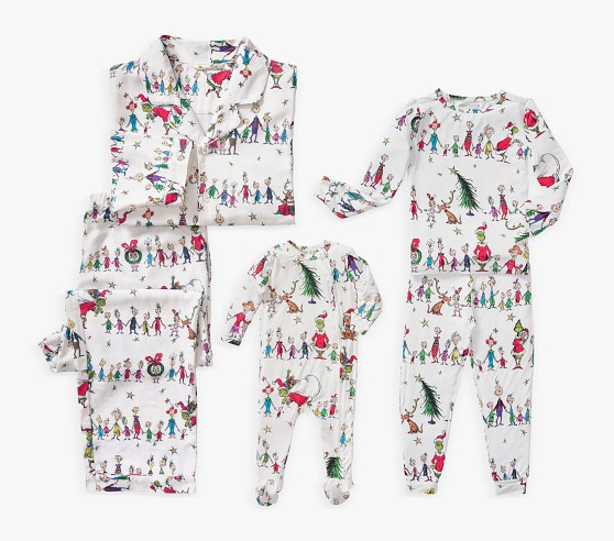Dr Seuss's The Grinch™ Family Pajama Collection | Pottery Barn Kids
