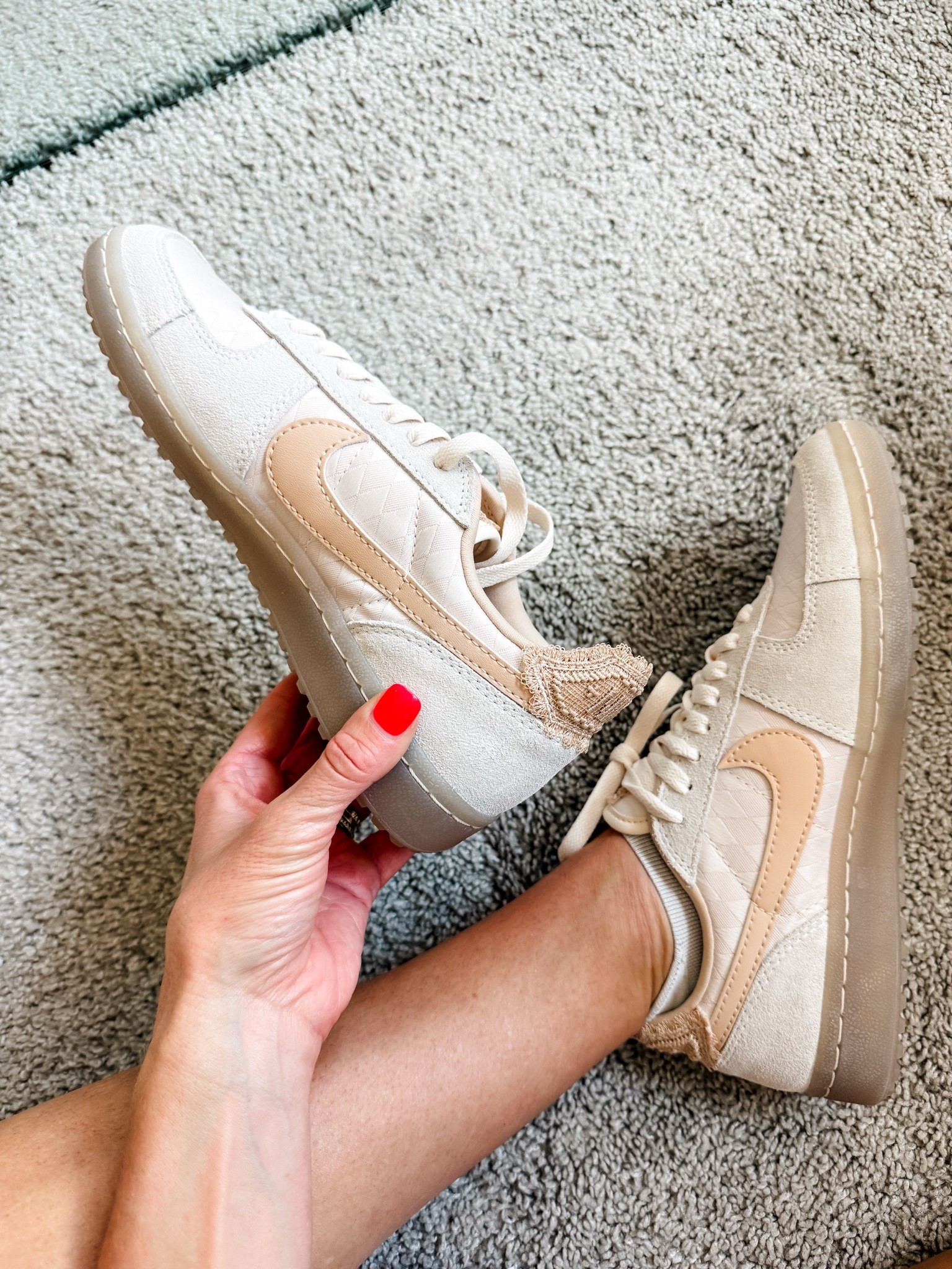 Cutest feminine girlie sneakers from Nike still on sale during the Nordstrom Anniversary Sale. Originally $125 / on sale for $74.99. Tts - if between sizes or have a narrow foot go up 0.5

Click here to shop!  

Nikes | sneakers | girlie | feminine | lace | daily | athletic | mom life | active | fit | everyday | shoe | tennis shoe | sale | mom life | style

#LTKmomlife #LTKActive #LTKSaleAlert