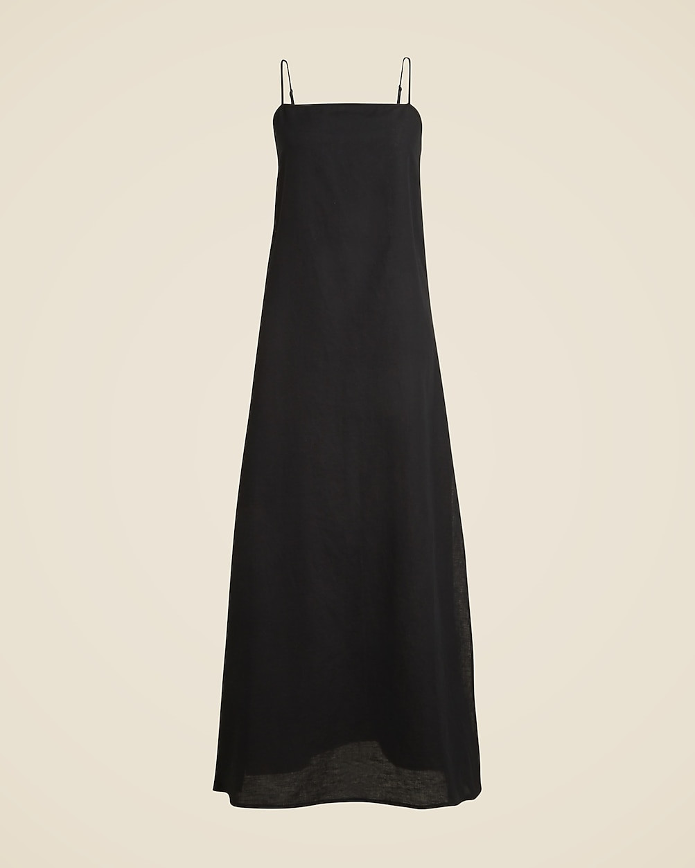Linen-cotton blend tie-back midi dress | J. Crew US