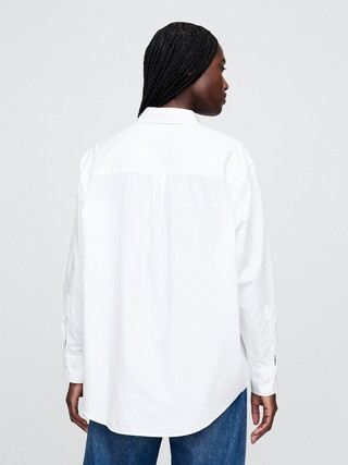 Organic Cotton Poplin Big Shirt | Gap (US)