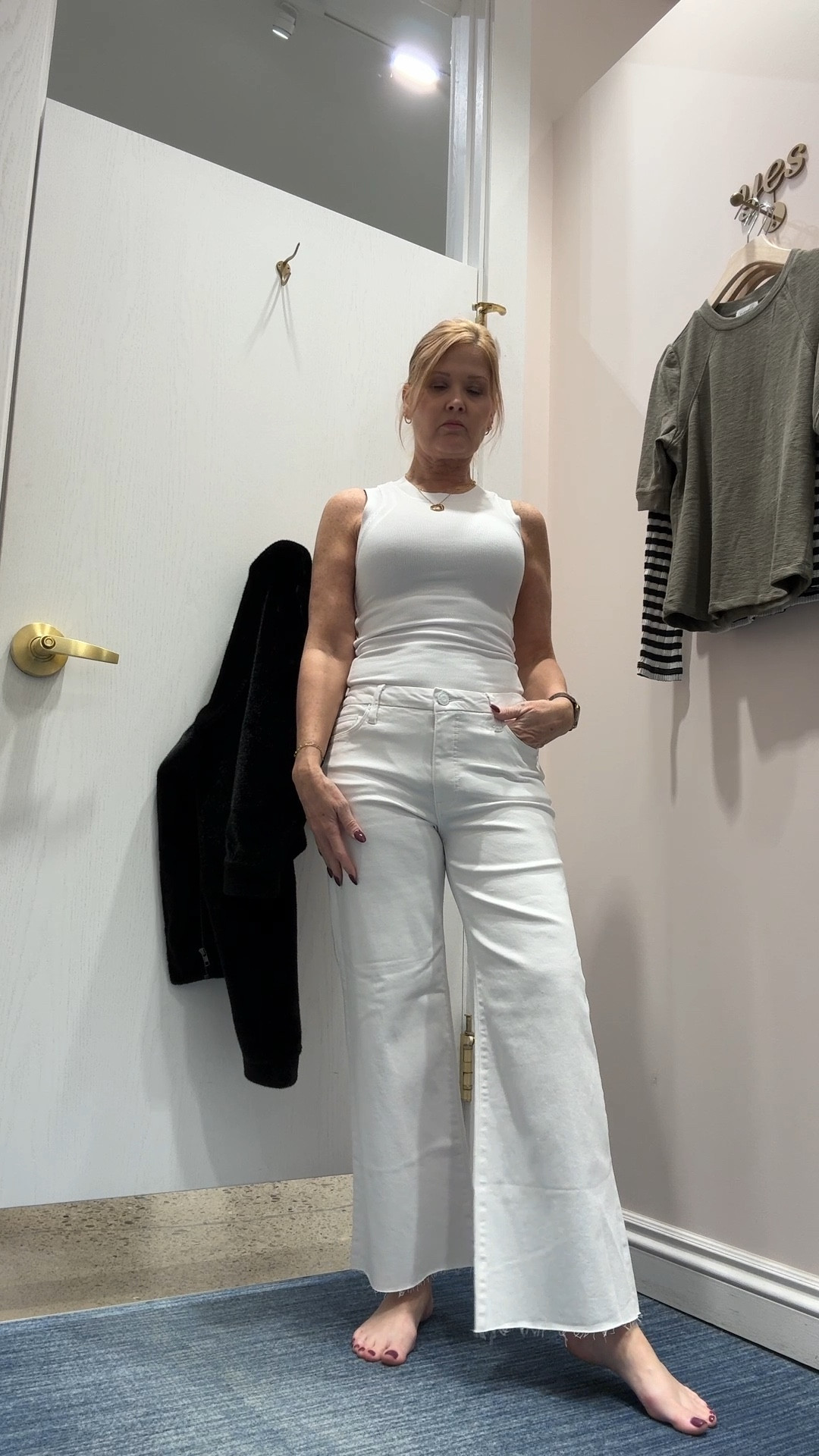 White denim
#kutfromthekloth

#LTKStyleTip