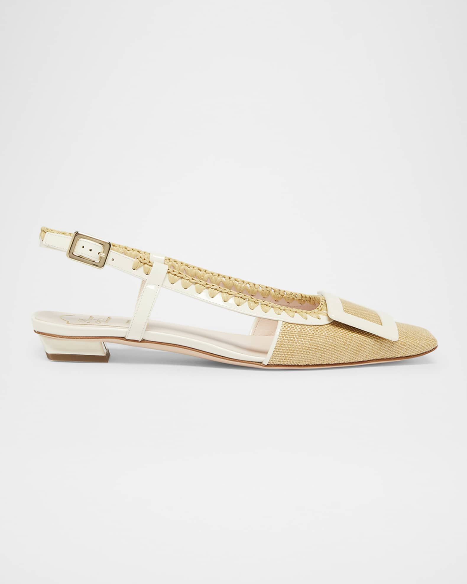 Belle Vivier Buckle Slingback Pumps | Neiman Marcus