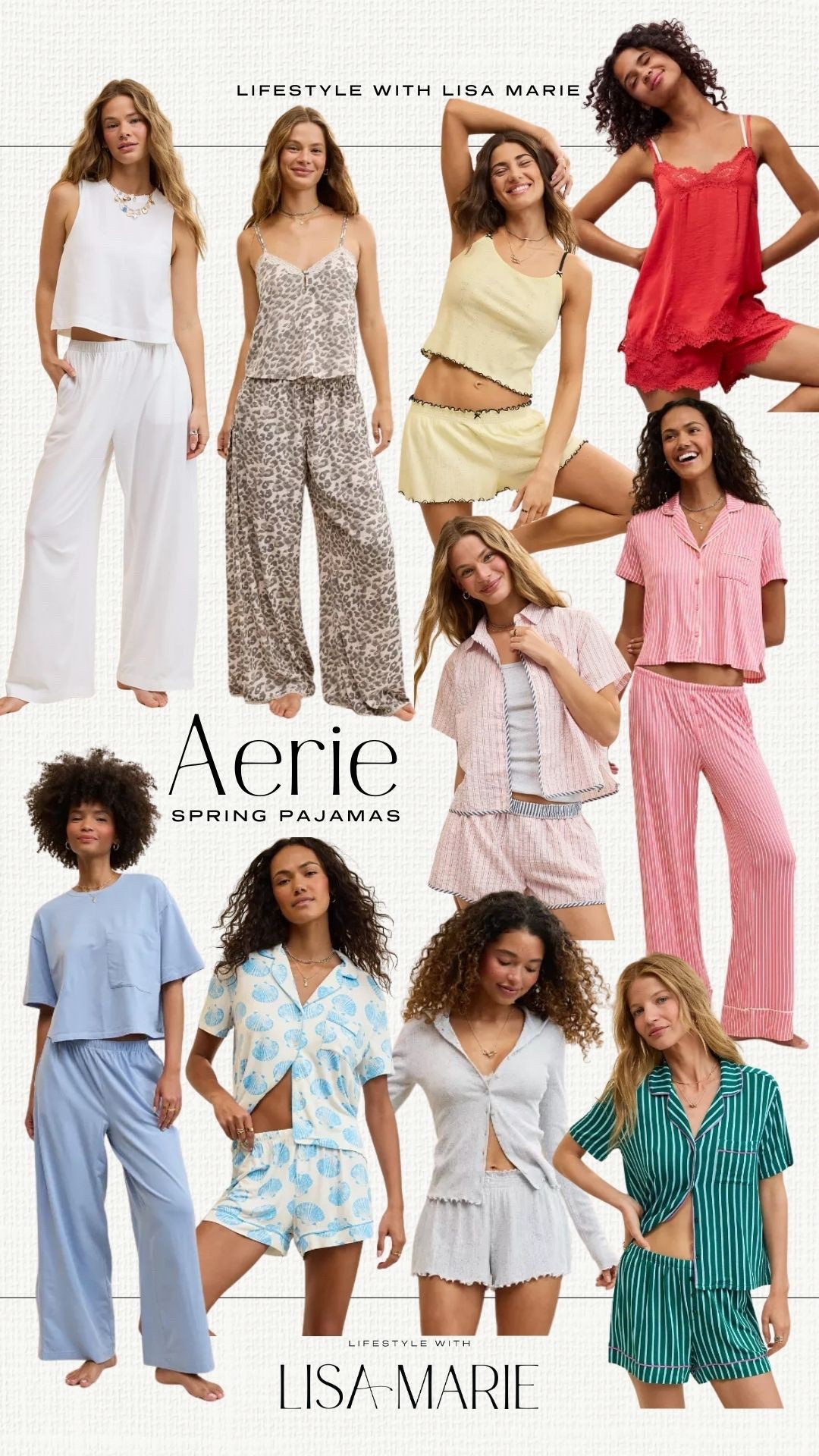 New pajamasfrom Aerie! Spring PJs. Matching pajamas. Lace sets. Satin pajamas. Cotton PJs. Striped sets.

#LTKmorningroutine #LTKPetite #LTKmomlife