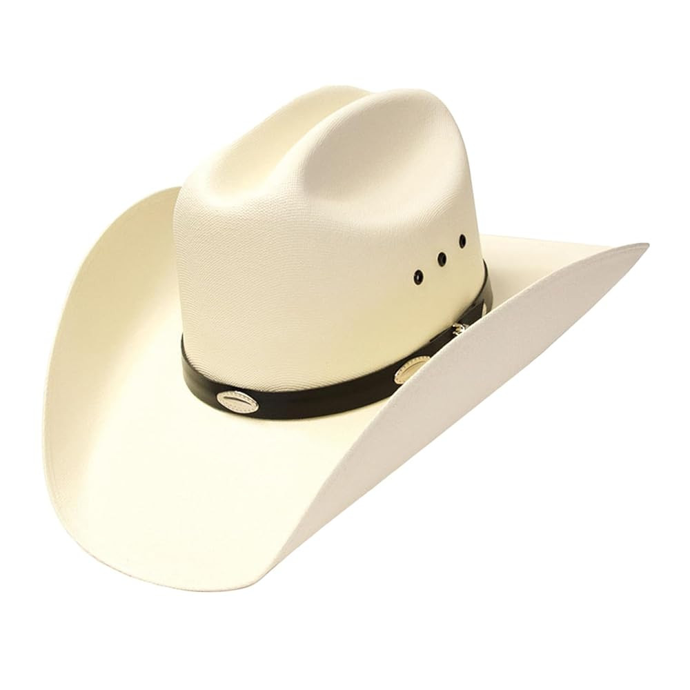 Western Express Natural Straw Cowboy Hat for Men and Women - Cattleman Style with Black Hat Band ... | Amazon (US)
