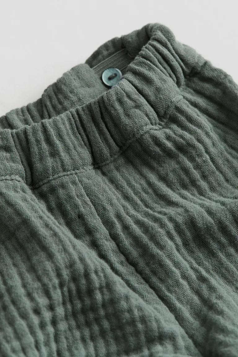 2-piece Cotton Muslin Set | H&M (US + CA)