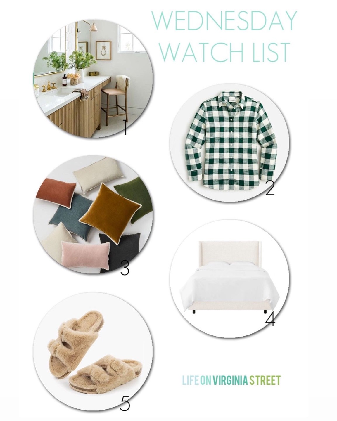This week’s Wednesday Watch List includes some cute new fall outfit ideas like this Buffalo check flannel shirt, velvet pillows with linen trim, and upholstered bed that is a look for less to our pottery barn bed (and other WayDay deals), and the coziest slide sandals for fall! Get all the details here: https://lifeonvirginiastreet.com/wednesday-watch-list-387/.
.
#ltkhome #ltksalealert #ltkseasonal #ltkunder50 #ltkunder100 #ltkstyletip #ltkholiday #ltkworkwear #ltkshoecrush

#LTKSeasonal #LTKsalealert #LTKhome