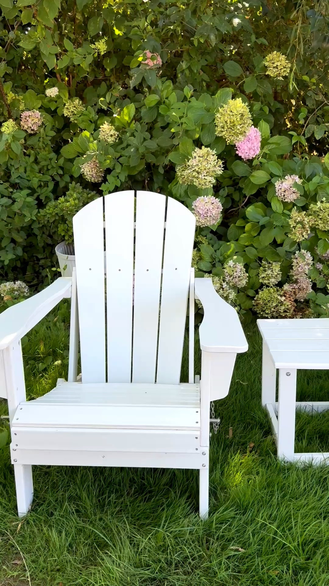 #ad Relaxing on my white Adirondack chairs from @Wayfair is where you’ll find me this weekend! I love that they fold, so I can store them in the winter; and move from them from my dahlia garden to my hydrangea garden easily and effortlessly! #outdoor #wayfair #wayfairpartner #wishyouwerehere

#LTKdayinmylife #LTKSeasonal #LTKHome