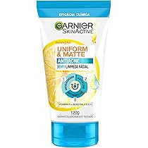 Garnier Sabonete Facial 3 em 1 Uniform & Matte Antiacne, Esfolia Levemente, com Ação Antiacne, ... | Amazon (BR)