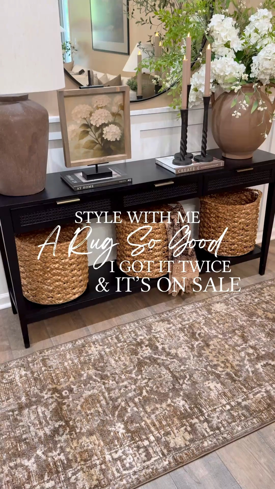 My Favorite Rug Now in a Runner & It’s On Sale. Follow @farmtotablecreations on Instagram for more inspiration.

I originally had this rug in my living room and loved it so much, I grabbed the runner version for my entryway! It’s from the Pace Collection by Magnolia, designed by Joanna Gaines x Loloi Rugs, in the Bark/Natural colorway. With its low pile, no-shed texture, and easy-to-clean design, it’s the perfect neutral layer that works beautifully in any space.

I also refreshed the console with the Grace in Bloom artwork shown in the 12x12 size with the Briarsmoke stain. Use code FARMTOTABLE to save 15% on the artwork!

#amazonhomefinds #entrywaydecor #rugrefresh #neutralhome #ltkhome #ltkfinds #consoletablestyling #loloirugs #magnoliahome #wayfair #wayfairhome




#LTKHome #LTKSaleAlert