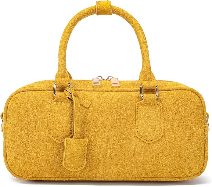 JOLLQUE Faux Suede Crossbody Bag for Women, Autumn Winter Handbags Purse, Fashion Small Designer ... | Amazon (US)