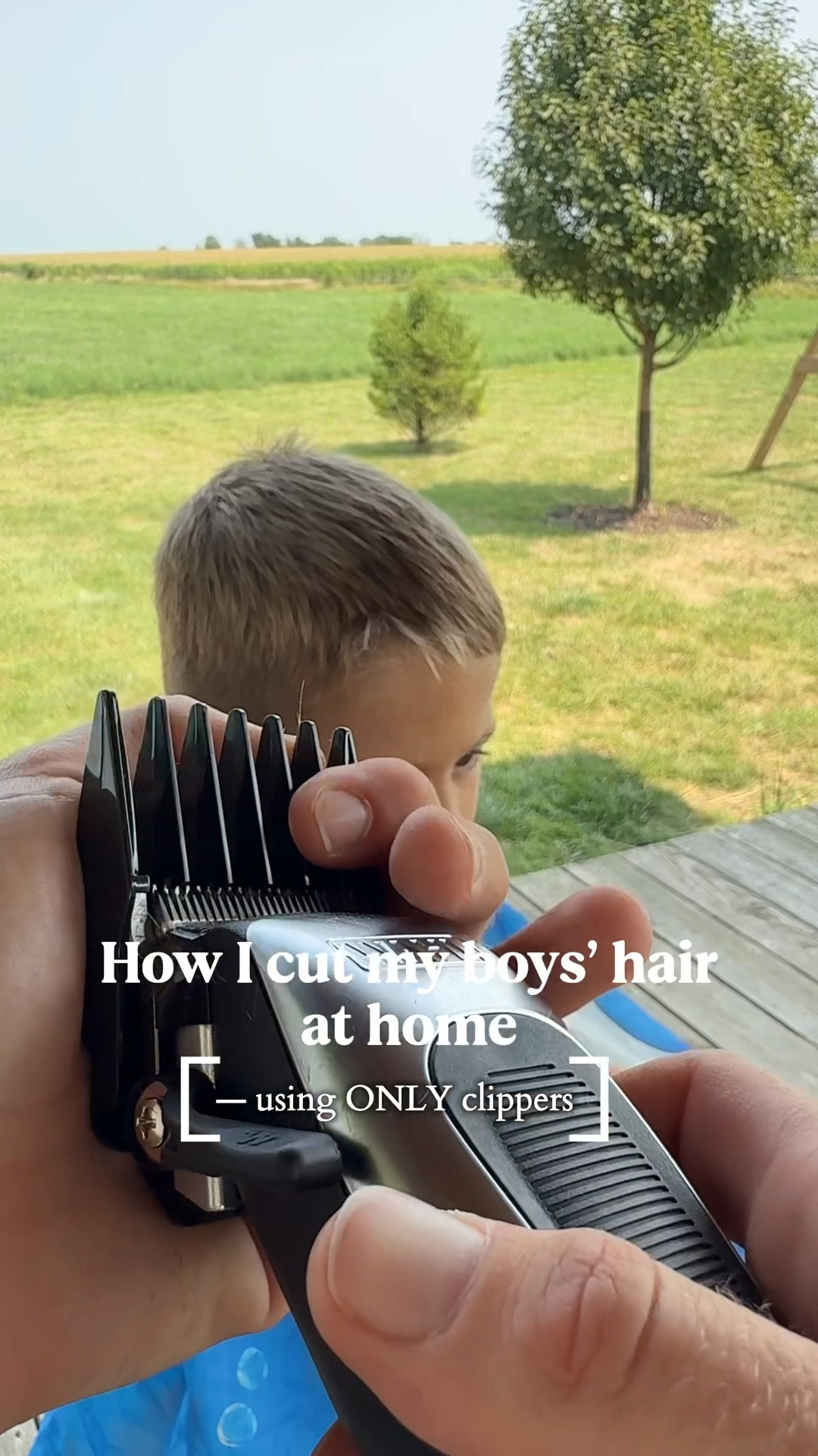 I’ve been cutting my boys’ hair at home for years ✂️🤎 This is my easy, beginner-friendly haircut using just clippers—no scissors needed! Definitely not a professional, just a boy mom who’s learned a few tricks along the way. Linking the Wahl clipper set I used!

#boymom #boyshaircut #haircuttutorial #athomehaircut #boyshair