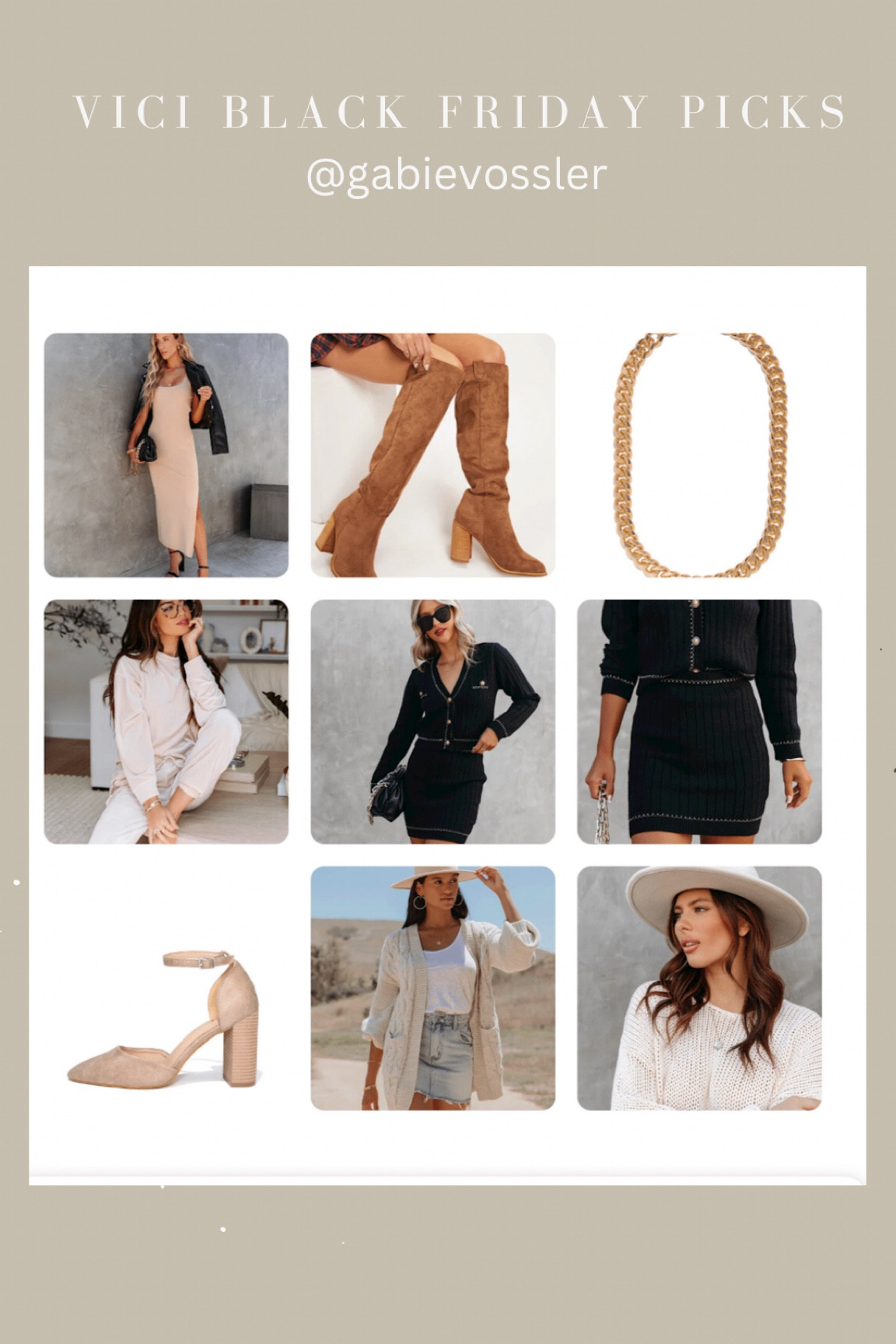 Vici picks fro Black Friday #blackfriday #vici

#LTKSeasonal #LTKHoliday #LTKGiftGuide