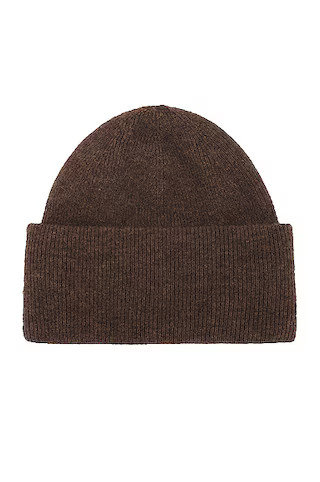 HOLDEN Cashmere Cuff Beanie in Taupe | FWRD 