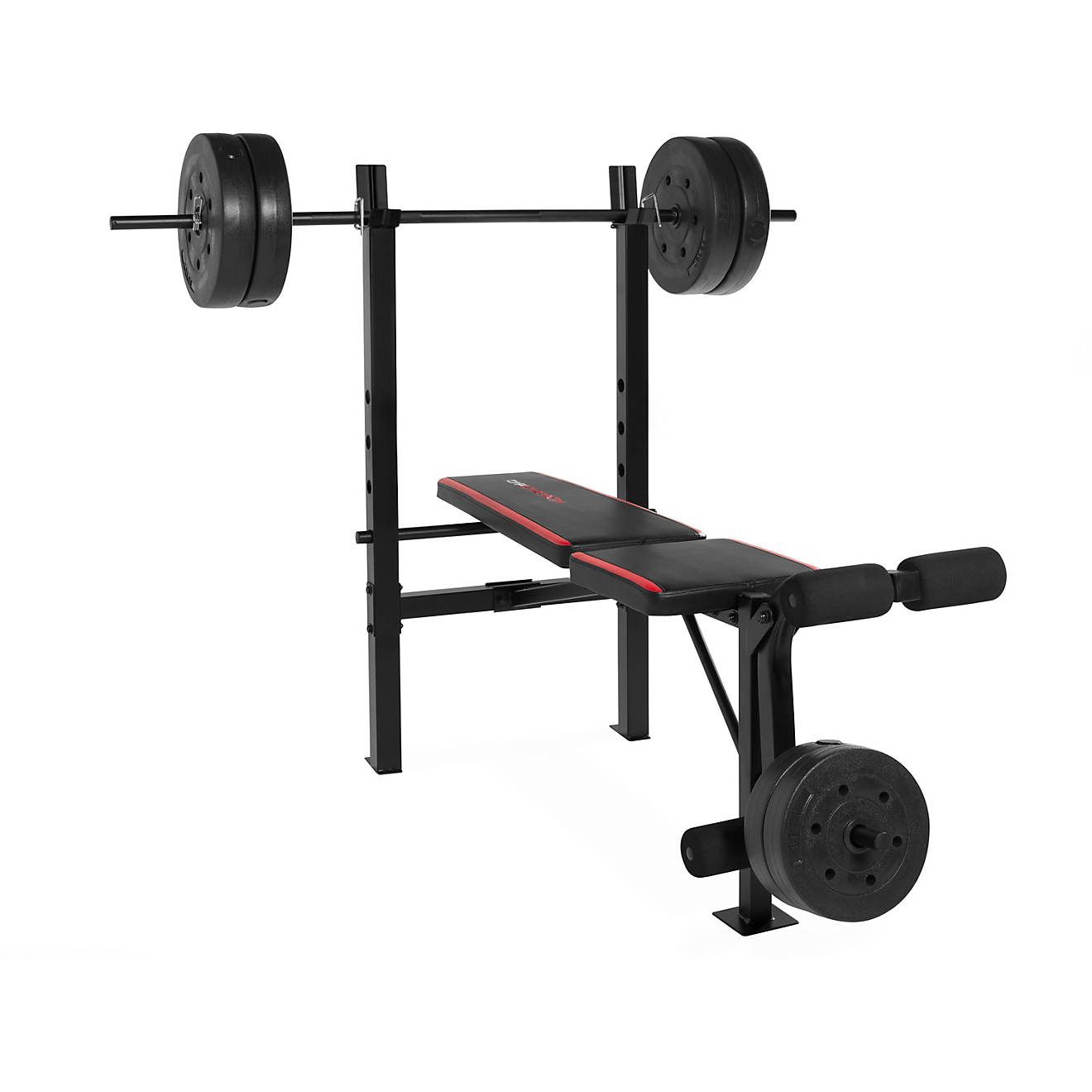 CAP Barbell Standard Bench with 100 lb Weight Set | Academy Sports + Outdoor Affiliate