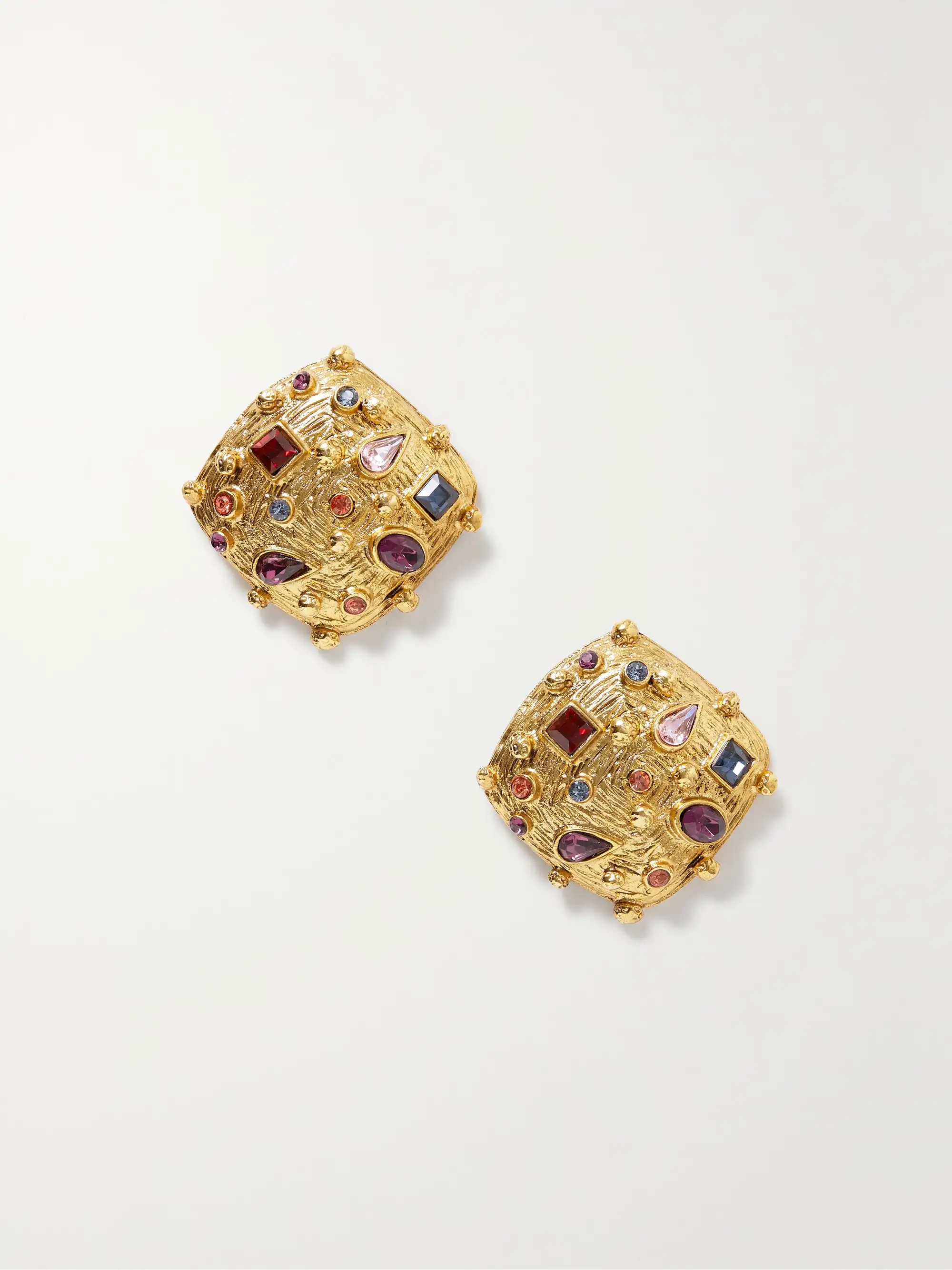 Deon gold-plated crystal earrings | NET-A-PORTER (UK & EU)