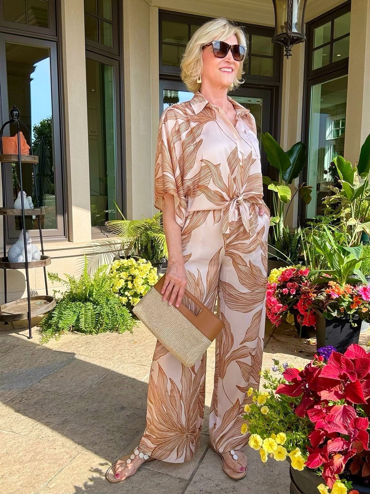 There’s just something about a coordinated set that makes getting dressed feel effortless. This palm print set from Lysse New York is giving the perfect mix of relaxed, chic, and vacation-ready vibes.
I love how a fun print can instantly elevate your wardrobe while still keeping things comfortable and easy to wear.

#LTKOver40 #LTKSeasonal #LTKootd