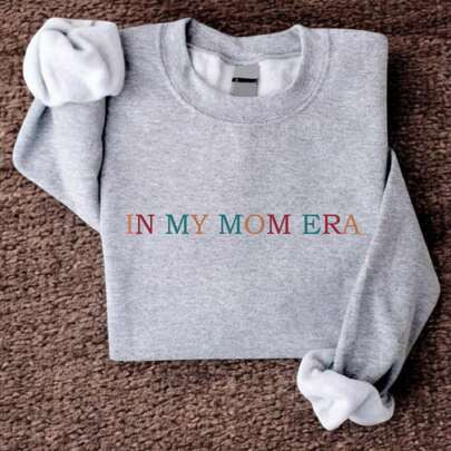 In My Mom Era Shirt, Motherhood Aesthetic Tee, New Mommy Sweatshirt, Mom Life Sweatshirt, Cute Mama Gift FZ-493 | SHEIN