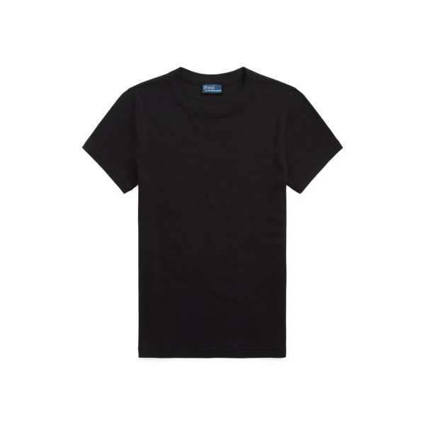 Slim Fit Rib-Knit Cotton Tee | Ralph Lauren (UK)
