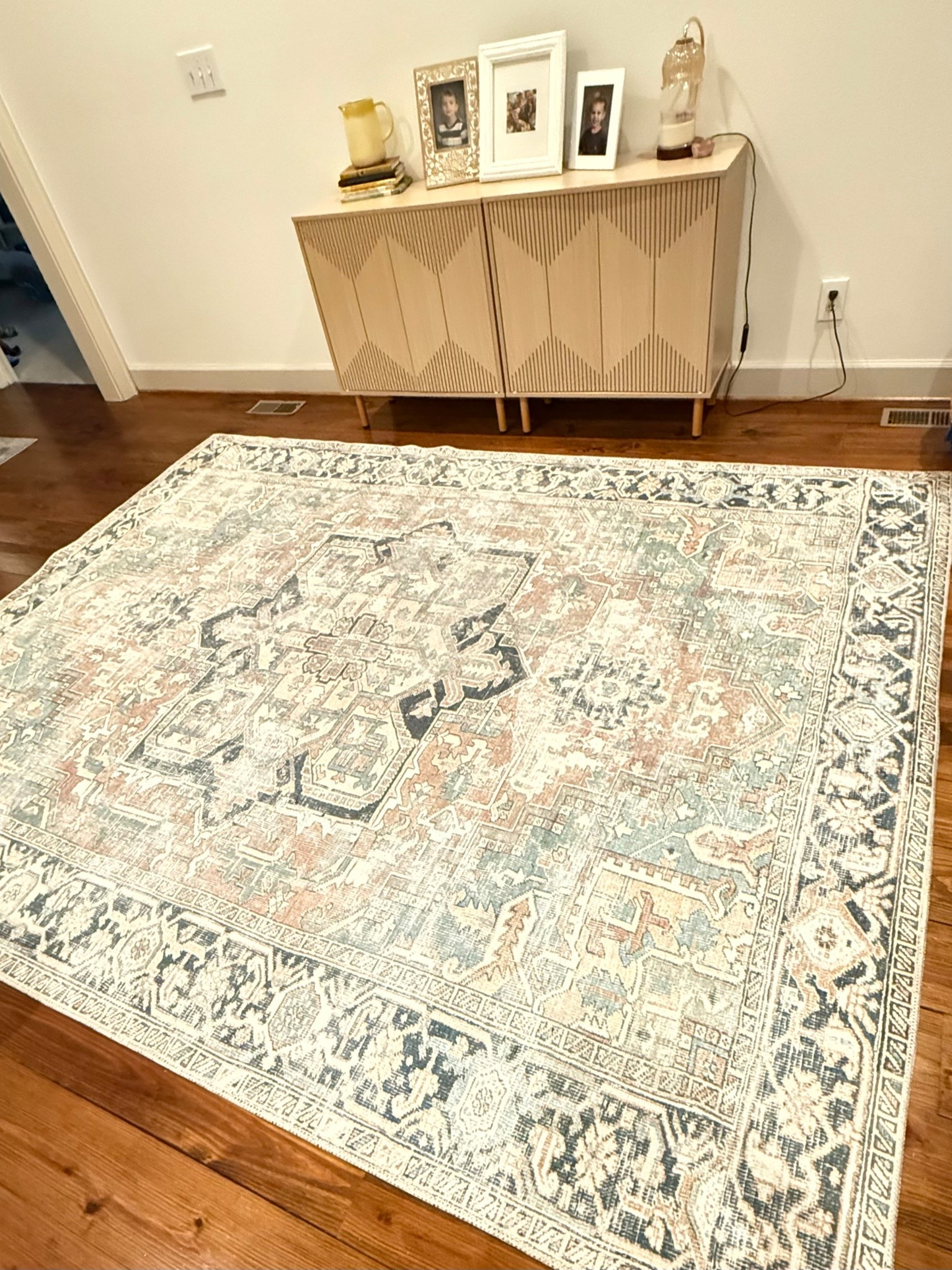 Home decor hack : Home Depot has the best quality rugs and they’re super discounted!! The 9x11 I just got was originally $300 and I only paid $35
I have always bought my rugs from Home Depot. You should definitely check out your local store for major discount discounts, and clearance items.  Normally, they will have whole vanities for pennies on the dollar!!! #happydealfinding￼

#LTKHome #LTKselfcare #LTKmomlife