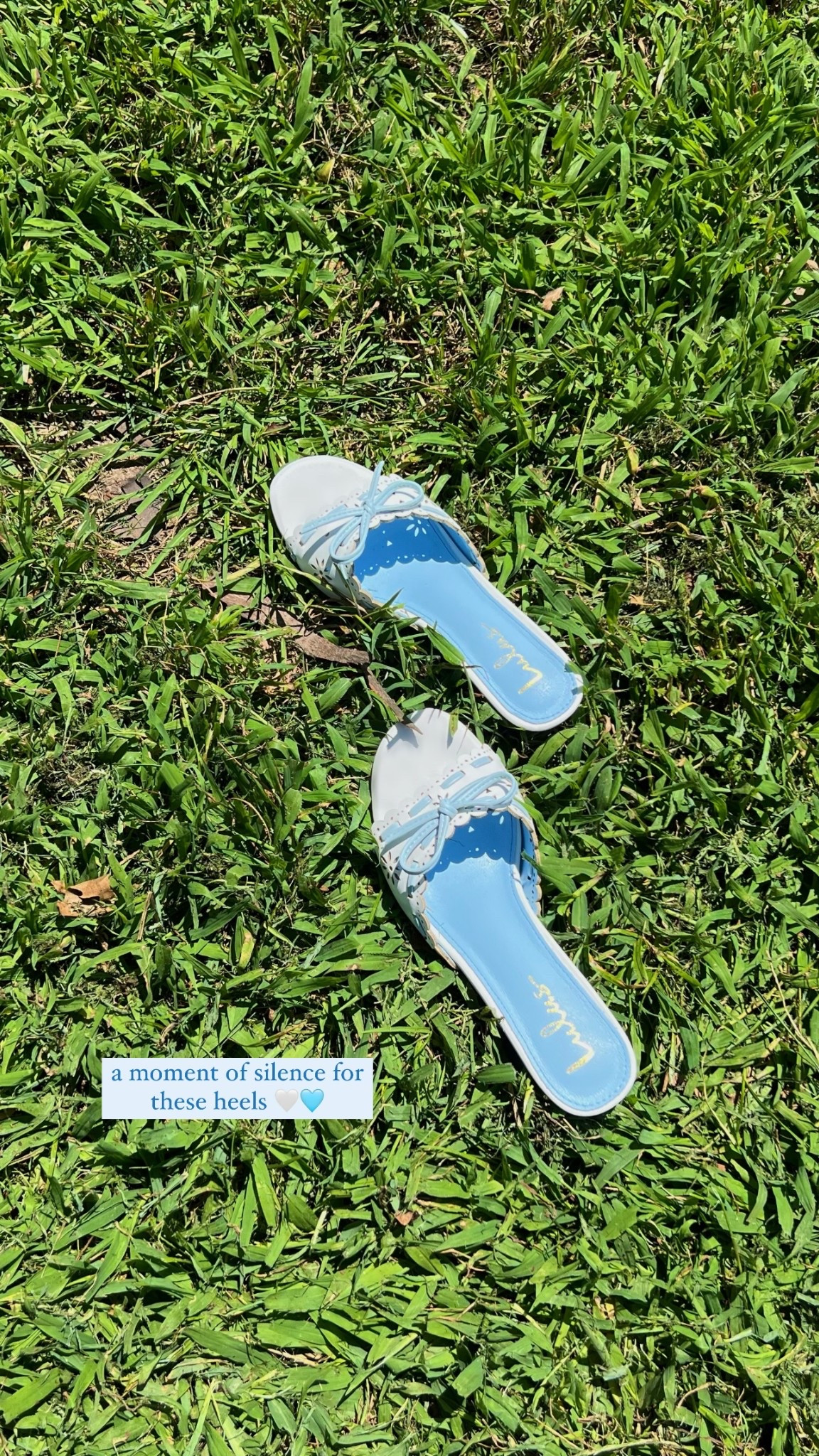 a moment of silence for these heels 🤍🩵 so girly and unique! They’re the perfect subtle statement! 

#LTKStyleTip #LTKFindsUnder50 #LTKShoeCrush