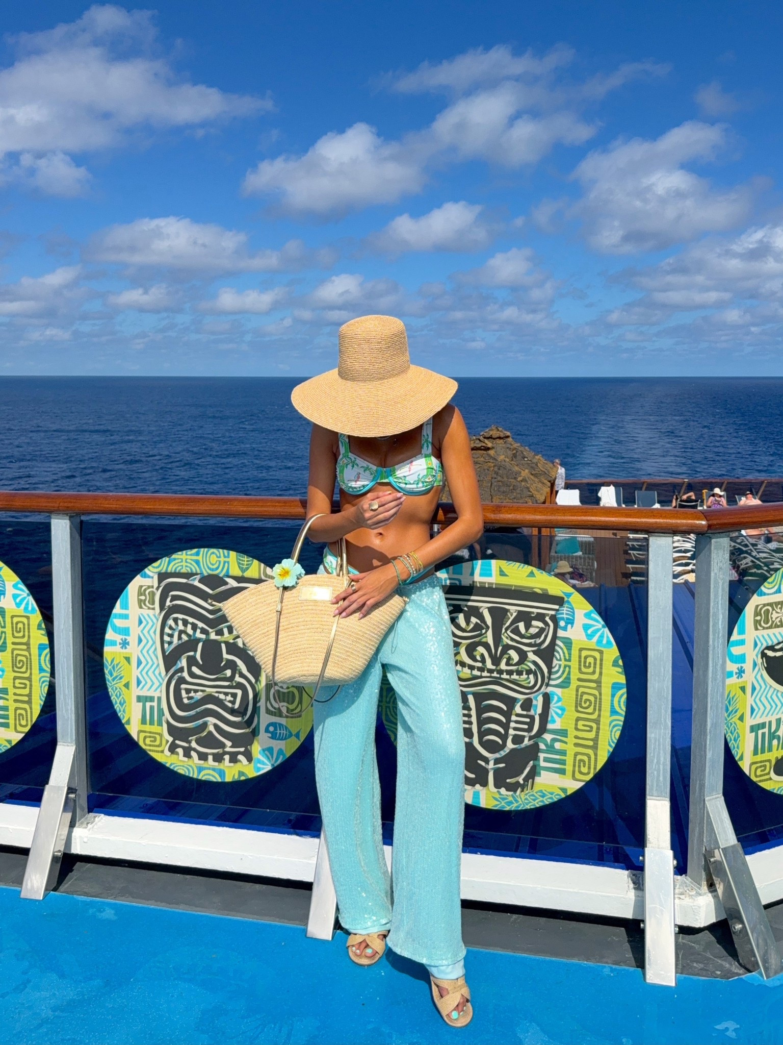 cruise outfit of the day 🐬 wearing a small in this swimsuit code MCKENZIE15 for 15% off 

#LTKootd