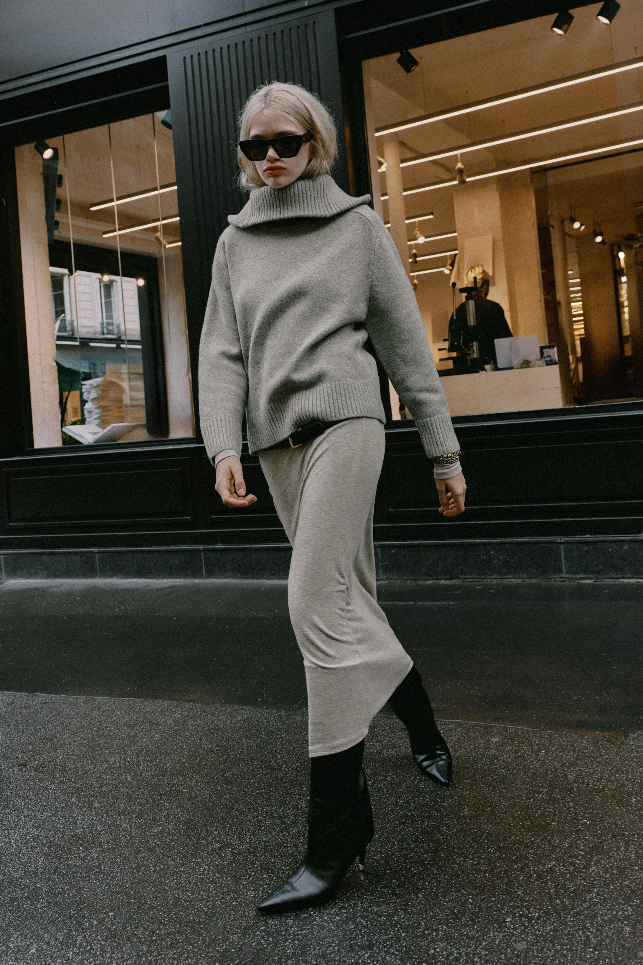 LAPEL COLLAR KNIT SWEATER | Zara US