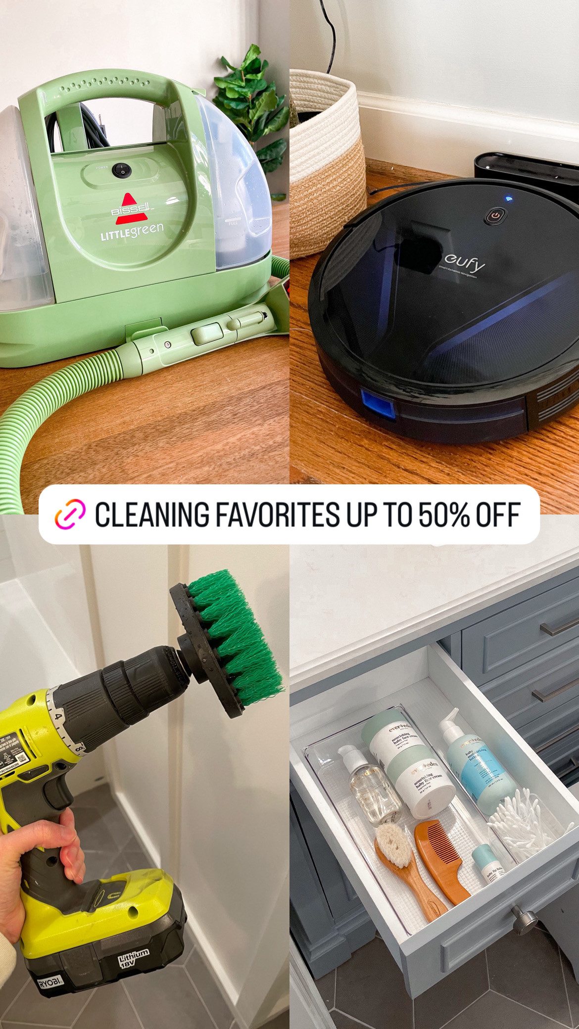 Amazon prime day deals 💖 cleaning favorites 

BISSELL little green. Eufy robot vacuum. 



#LTKSaleAlert #LTKxPrimeDay #LTKHome
