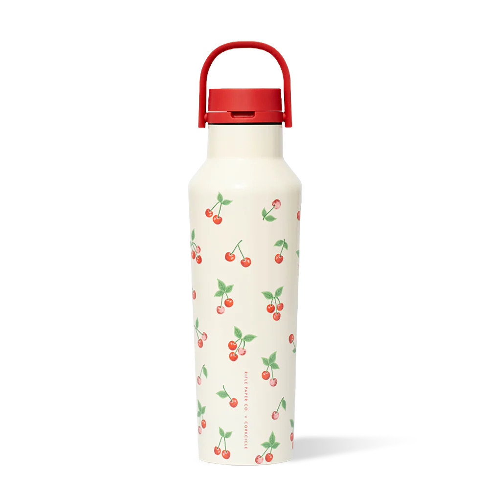 Rifle Paper Co. Sport Canteen - 20oz / Cherries | Corkcicle