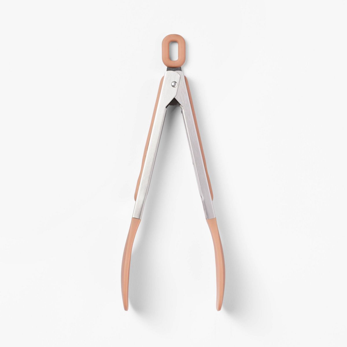 Silicone and Stainless Steel Mini Tong Terracotta Orange - Figmint™ | Target