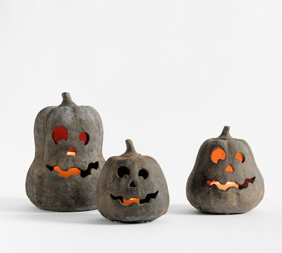 Handmade Terracotta Jack O' Lantern | Pottery Barn (US)