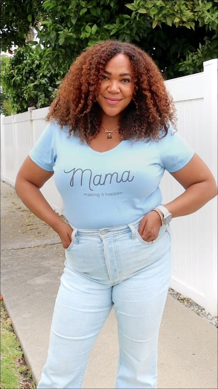 Mama (trying) making it happen 😅! Got this tee in a few colors in a size xl. It’s from my Liv By Viv Mama Making It Happen tee collection on Amazon!  Scoop one up for Mothers Day 😀. 

#LTKcurves #LTKGiftGuide #LTKFind