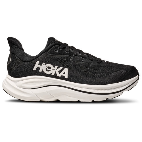 HOKA Womens HOKA Clifton 10 - Womens Running Shoes Black/White Size 10.0 | Champs Sports