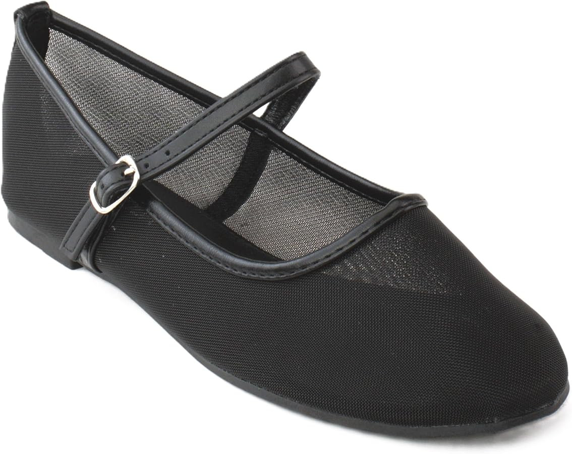 RF ROOM OF FASHION Mary Jane Ballet Flats - Extra Insole Cushion - Low Heel Comfort Casual Shoe | Amazon (US)