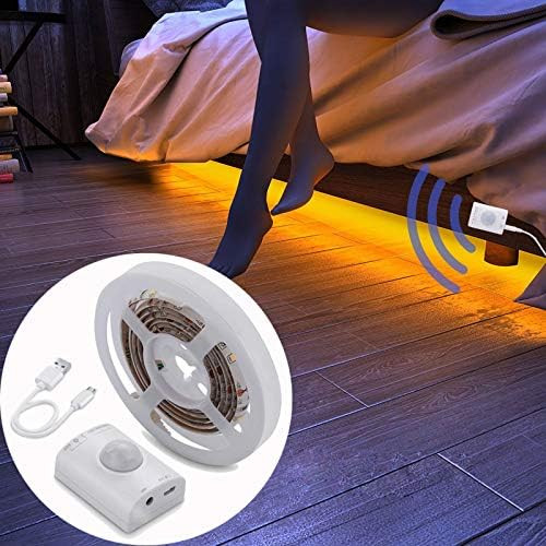 Motion Sensor LED Light Strip-KOLANDY Under Cabinet Lights Rechargeable Motion Activated Led Ligh... | Amazon (US)