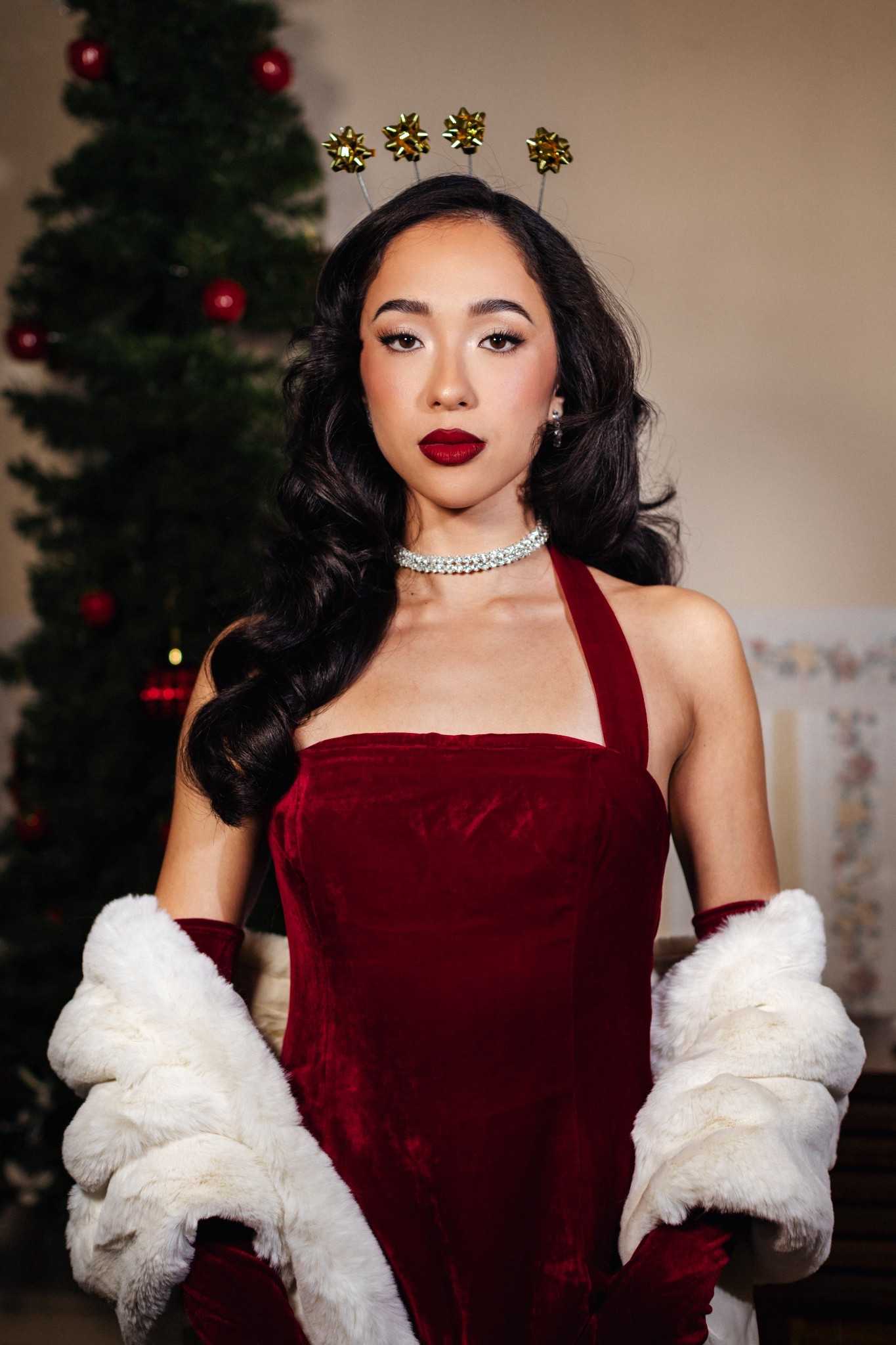 The perfect classic holiday look ♥️ #holidayoutfit #holidaypartydress #redvelvetdress #holidayglam

#LTKWedding #LTKootd #LTKHoliday