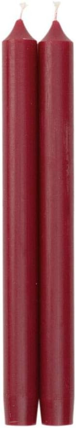 Caspari Entertaining Taper Candles, 10-Inch, Bordeaux, Set of 2 | Amazon (US)