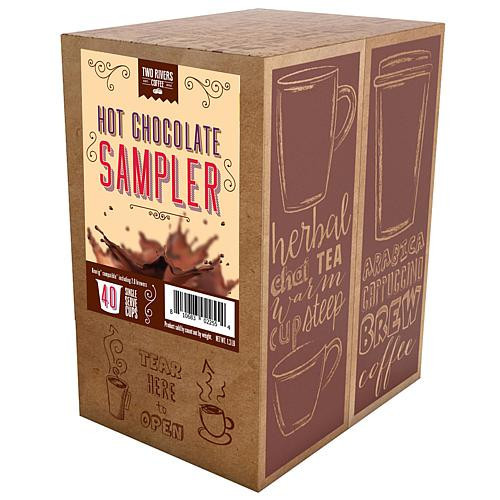 Two Rivers Coffee Best of The Best Hot Chocolate Pods- 40ct | HSN